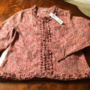 Beautiful Paisley Print Short Jacket/ Topper- PM